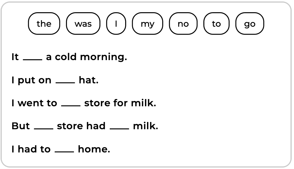 Fill Words