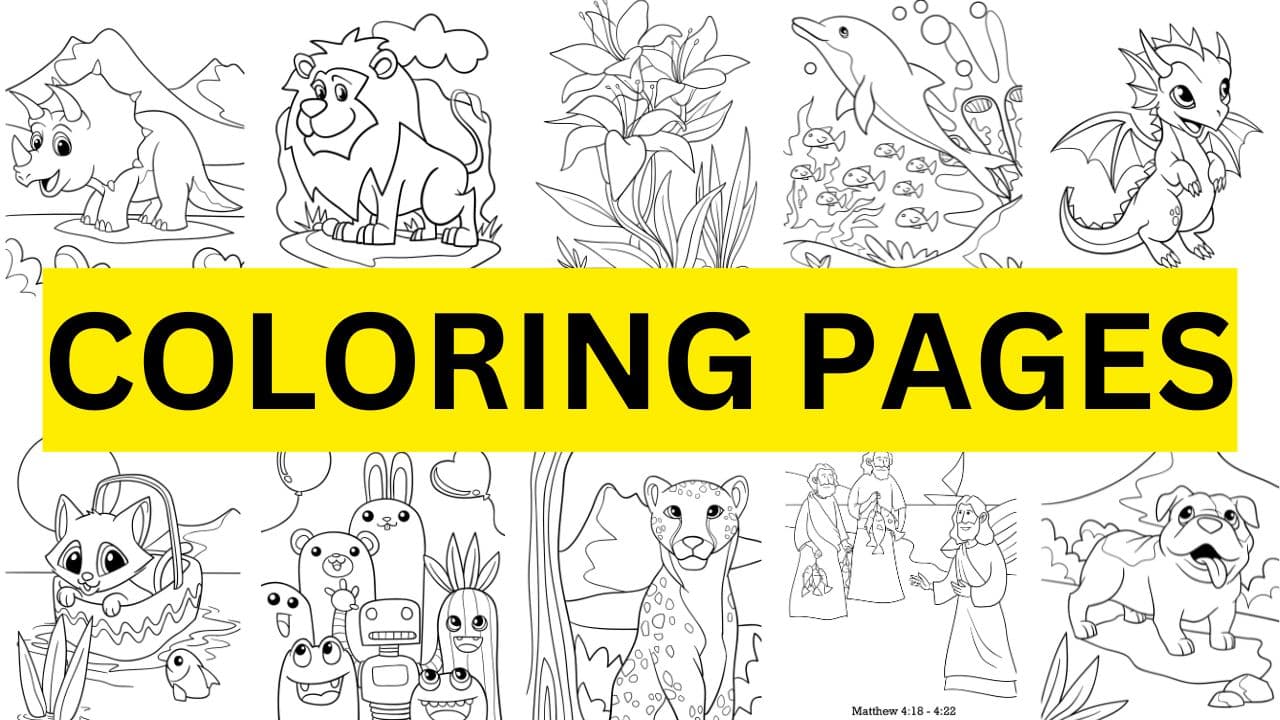 Hand Drawn Coloring Pages