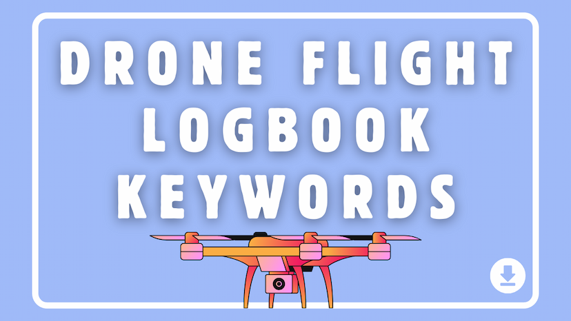 Drone Flight Logbook Keywords for Amazon KDP