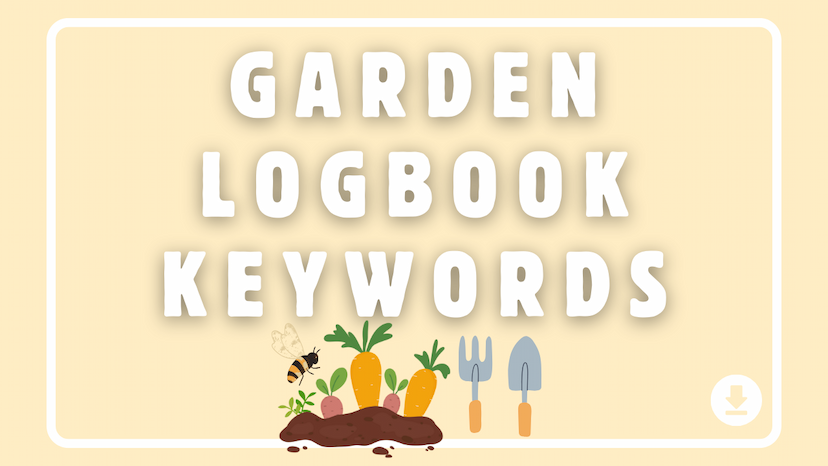 Garden Logbook Keywords for Amazon KDP