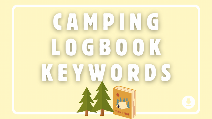 Camping Logbook Keywords