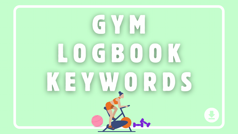 Gym Logbook Keywords