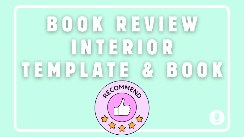  Book Review Interior Template & Book for Kindle Direct Publishing