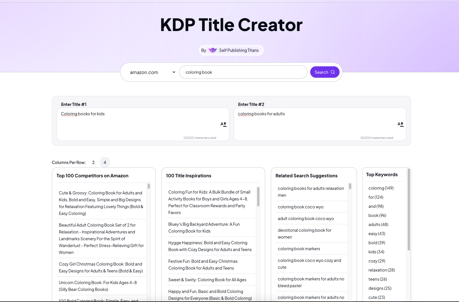 KDP Title Creator